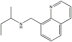 butan-2-yl(quinolin-8-ylmethyl)amine Struktur