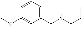 butan-2-yl[(3-methoxyphenyl)methyl]amine Struktur