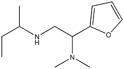 butan-2-yl[2-(dimethylamino)-2-(furan-2-yl)ethyl]amine Struktur