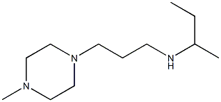 butan-2-yl[3-(4-methylpiperazin-1-yl)propyl]amine Struktur