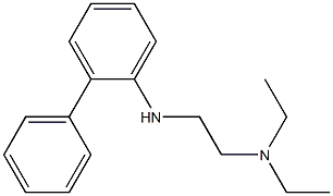 diethyl({2-[(2-phenylphenyl)amino]ethyl})amine Struktur