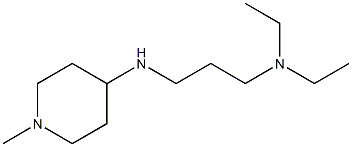 diethyl({3-[(1-methylpiperidin-4-yl)amino]propyl})amine Struktur