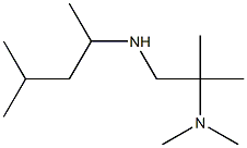 dimethyl({2-methyl-1-[(4-methylpentan-2-yl)amino]propan-2-yl})amine Struktur