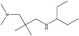 dimethyl({2-methyl-2-[(pentan-3-ylamino)methyl]propyl})amine Struktur