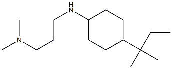 dimethyl(3-{[4-(2-methylbutan-2-yl)cyclohexyl]amino}propyl)amine Struktur