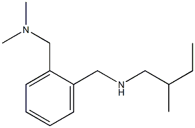 dimethyl[(2-{[(2-methylbutyl)amino]methyl}phenyl)methyl]amine Struktur