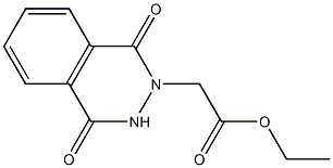 ethyl 2-(1,4-dioxo-1,2,3,4-tetrahydrophthalazin-2-yl)acetate Struktur