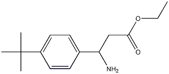 ethyl 3-amino-3-(4-tert-butylphenyl)propanoate Struktur