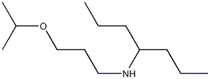 heptan-4-yl[3-(propan-2-yloxy)propyl]amine Struktur