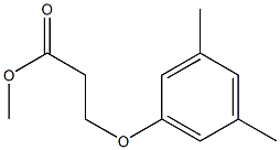 methyl 3-(3,5-dimethylphenoxy)propanoate Struktur