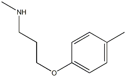 methyl[3-(4-methylphenoxy)propyl]amine Struktur