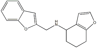 N-(1-benzofuran-2-ylmethyl)-4,5,6,7-tetrahydro-1-benzofuran-4-amine Struktur