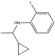 N-(1-cyclopropylethyl)-2-iodoaniline Struktur