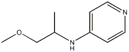 N-(1-methoxypropan-2-yl)pyridin-4-amine Struktur