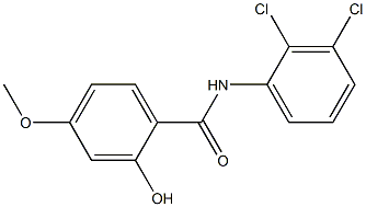 N-(2,3-dichlorophenyl)-2-hydroxy-4-methoxybenzamide Struktur