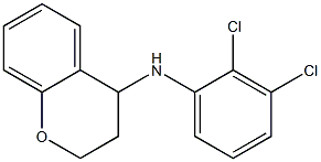 N-(2,3-dichlorophenyl)-3,4-dihydro-2H-1-benzopyran-4-amine Struktur