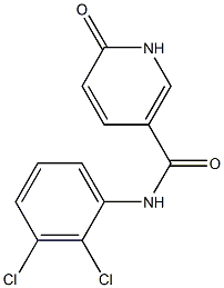 N-(2,3-dichlorophenyl)-6-oxo-1,6-dihydropyridine-3-carboxamide Struktur