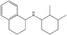 N-(2,3-dimethylcyclohexyl)-1,2,3,4-tetrahydronaphthalen-1-amine Struktur