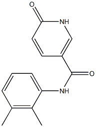 N-(2,3-dimethylphenyl)-6-oxo-1,6-dihydropyridine-3-carboxamide Struktur