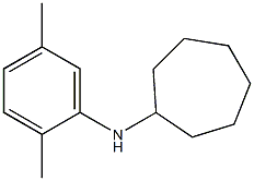 N-(2,5-dimethylphenyl)cycloheptanamine Struktur