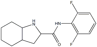 N-(2,6-difluorophenyl)-octahydro-1H-indole-2-carboxamide Struktur