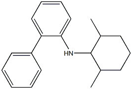 N-(2,6-dimethylcyclohexyl)-2-phenylaniline Struktur