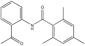 N-(2-acetylphenyl)-2,4,6-trimethylbenzamide Struktur