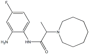 N-(2-amino-4-fluorophenyl)-2-(azocan-1-yl)propanamide Struktur