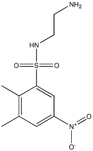 N-(2-aminoethyl)-2,3-dimethyl-5-nitrobenzene-1-sulfonamide Struktur