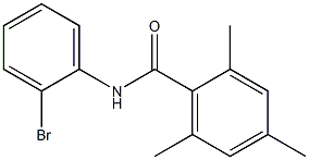 N-(2-bromophenyl)-2,4,6-trimethylbenzamide Struktur