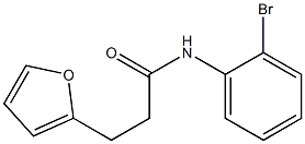 N-(2-bromophenyl)-3-(furan-2-yl)propanamide Struktur