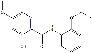 N-(2-ethoxyphenyl)-2-hydroxy-4-methoxybenzamide Struktur