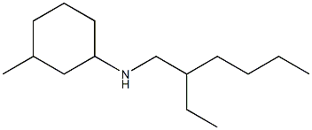 N-(2-ethylhexyl)-3-methylcyclohexan-1-amine Struktur