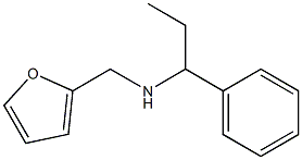 N-(2-furylmethyl)-N-(1-phenylpropyl)amine Struktur