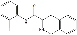 N-(2-iodophenyl)-1,2,3,4-tetrahydroisoquinoline-3-carboxamide Struktur