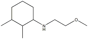 N-(2-methoxyethyl)-2,3-dimethylcyclohexan-1-amine Struktur