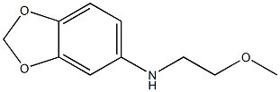 N-(2-methoxyethyl)-2H-1,3-benzodioxol-5-amine Struktur