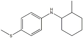 N-(2-methylcyclohexyl)-4-(methylsulfanyl)aniline Struktur