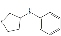 N-(2-methylphenyl)thiolan-3-amine Struktur