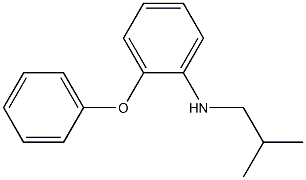 N-(2-methylpropyl)-2-phenoxyaniline Struktur