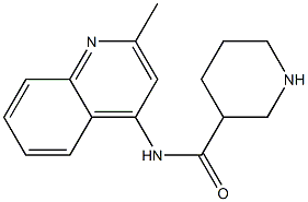 N-(2-methylquinolin-4-yl)piperidine-3-carboxamide Struktur