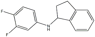 N-(3,4-difluorophenyl)-2,3-dihydro-1H-inden-1-amine Struktur