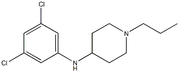 N-(3,5-dichlorophenyl)-1-propylpiperidin-4-amine Struktur