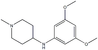 N-(3,5-dimethoxyphenyl)-1-methylpiperidin-4-amine Struktur