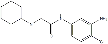 N-(3-amino-4-chlorophenyl)-2-[cyclohexyl(methyl)amino]acetamide Struktur