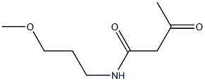 N-(3-methoxypropyl)-3-oxobutanamide Struktur