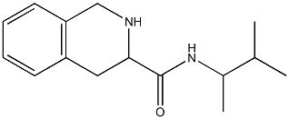 N-(3-methylbutan-2-yl)-1,2,3,4-tetrahydroisoquinoline-3-carboxamide Struktur