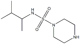 N-(3-methylbutan-2-yl)piperazine-1-sulfonamide Struktur