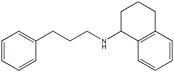 N-(3-phenylpropyl)-1,2,3,4-tetrahydronaphthalen-1-amine Struktur