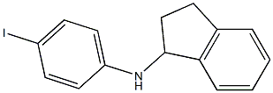 N-(4-iodophenyl)-2,3-dihydro-1H-inden-1-amine Struktur